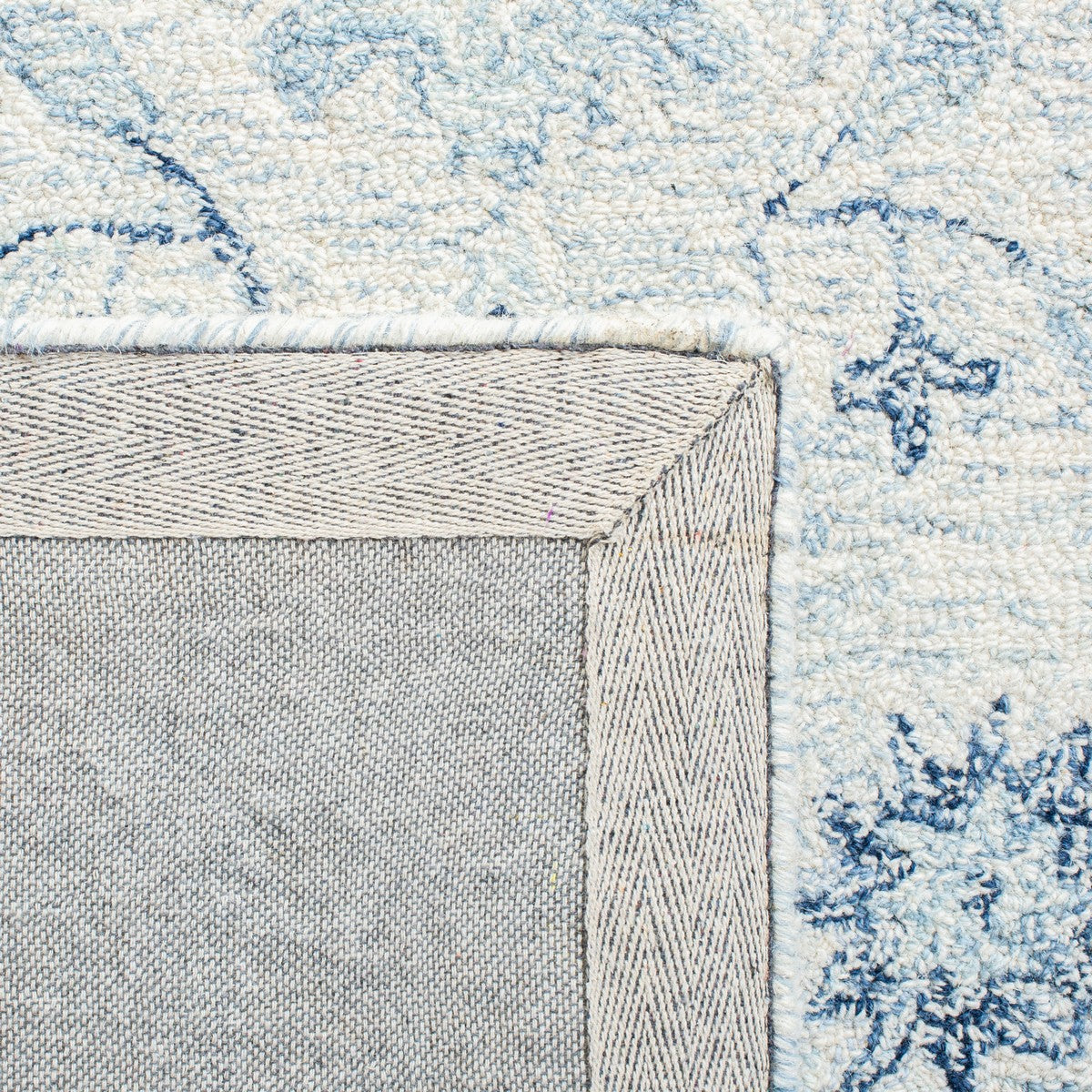 Exquisite Micro-Loop Hand-Tufted 100% Wool Pile Floral Rug - A Stunning Addition for Any Home Interior Decor