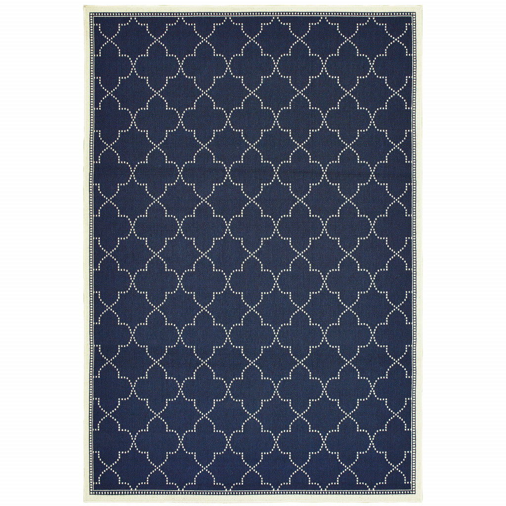 Stylish and Contemporary Outdoor and Indoor Area Rugs with Geometric Design in Stain-Resistant Polypropylene Fabric for Patio and Living Spaces