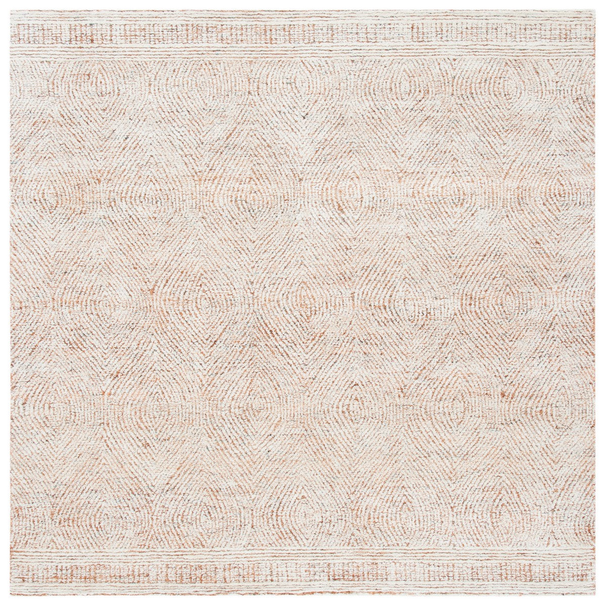 Soft-textured Hand-tufted Bohemian Wool Area Rug for Cozy Living Spaces