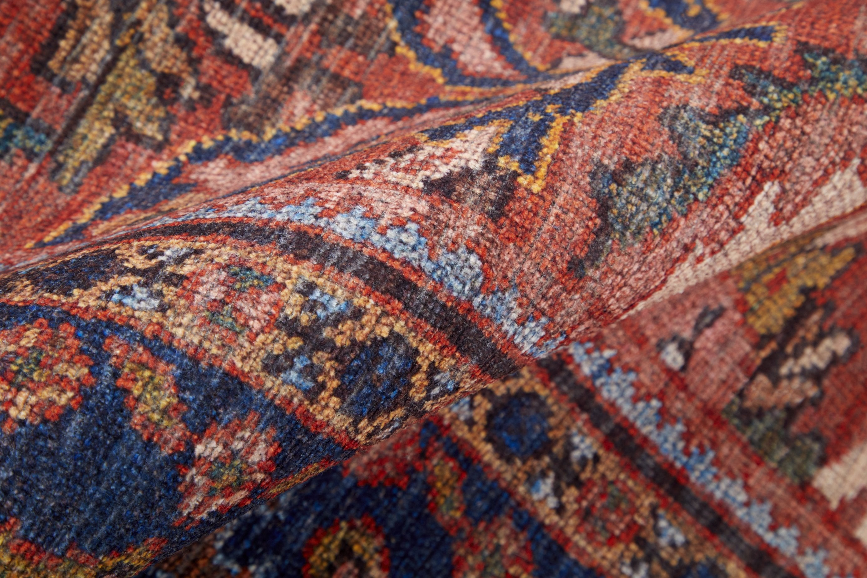 RLN39HMF Rawlins Polyester Medallion Rug: Vintage Charm, Intricate Patterns & Warm Colors