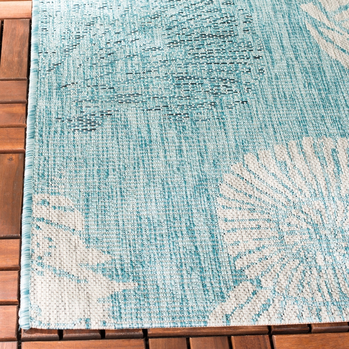 High - Quality Courtyard Power - Woven Rectangle Floor Rug Imported from Turkey, Crafted with a Durable Blend of Polypropylene and Polyester