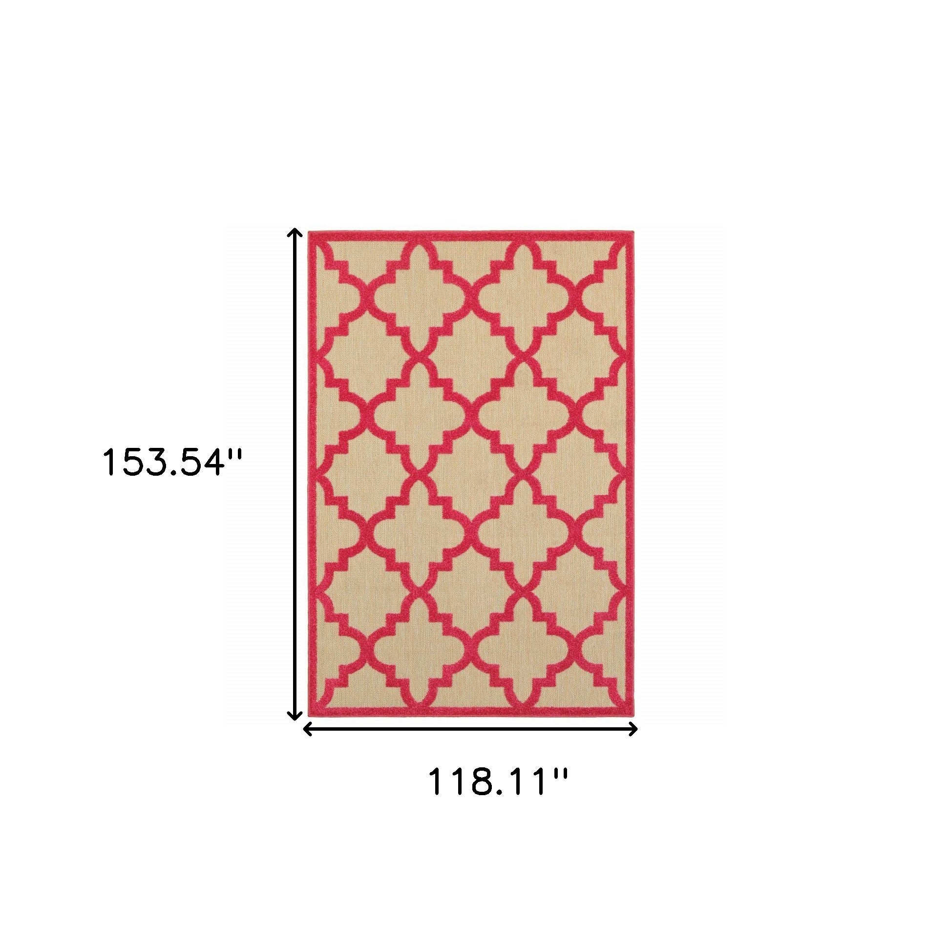Stylish Stain-Resistant Green Geometric Outdoor and Indoor Area Rug for Decorating Modern Spaces