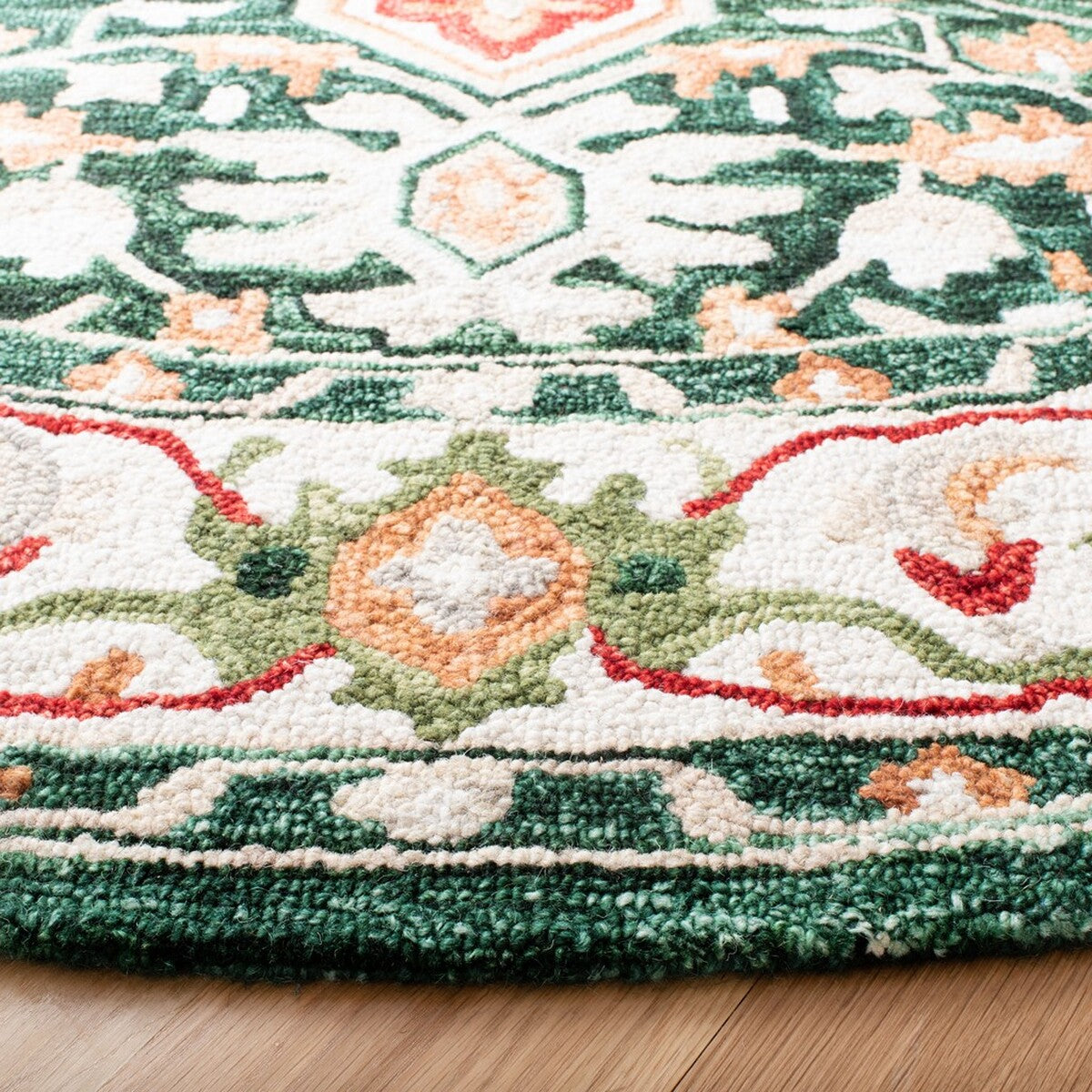 Luxurious and Stylish Hand - Tufted 100% Wool Pile Aspen 705 Rug Ideal for Bohemian Interior Decor