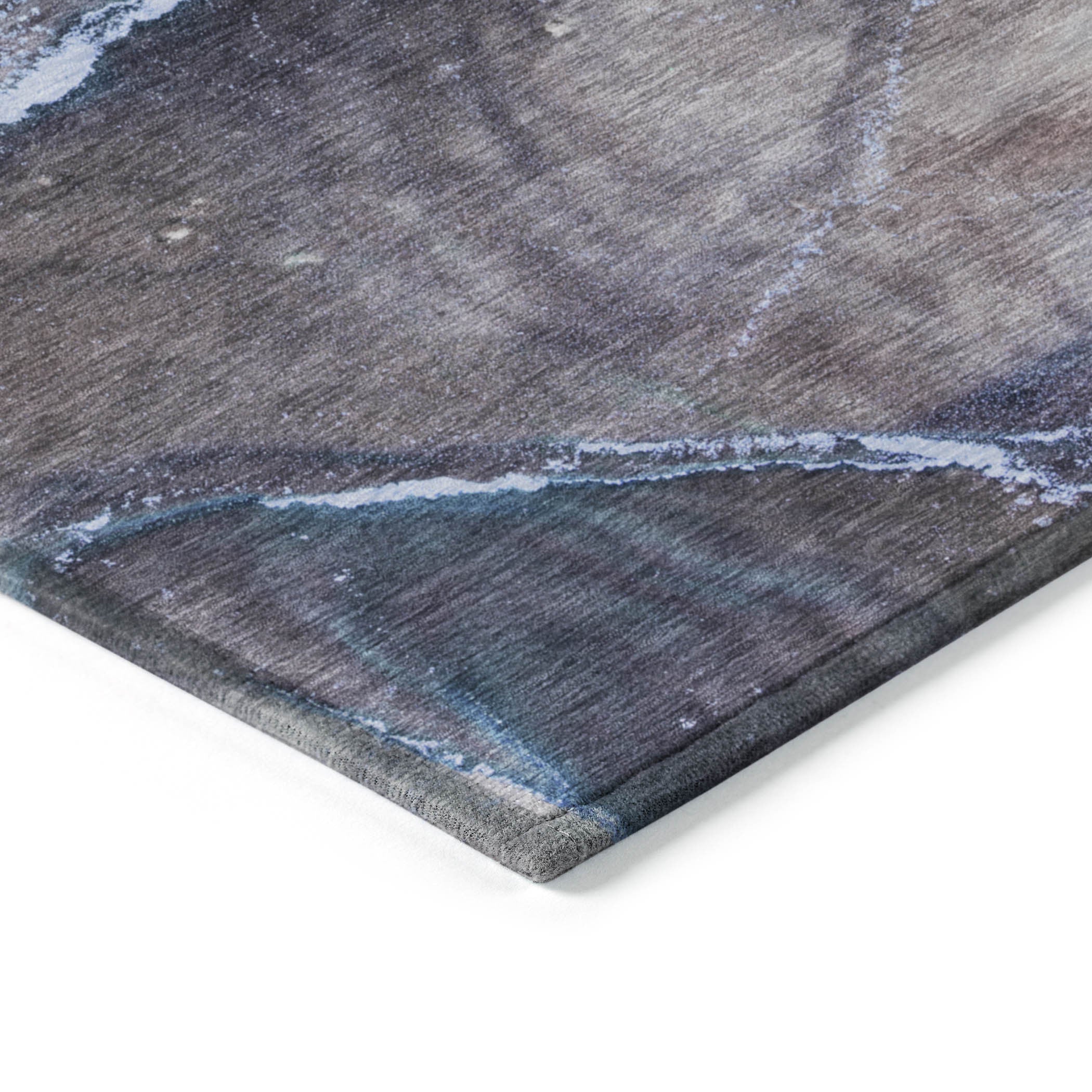 Stylish Peach Abstract Washable Non-Skid Runner Rug for Indoor/Outdoor Use