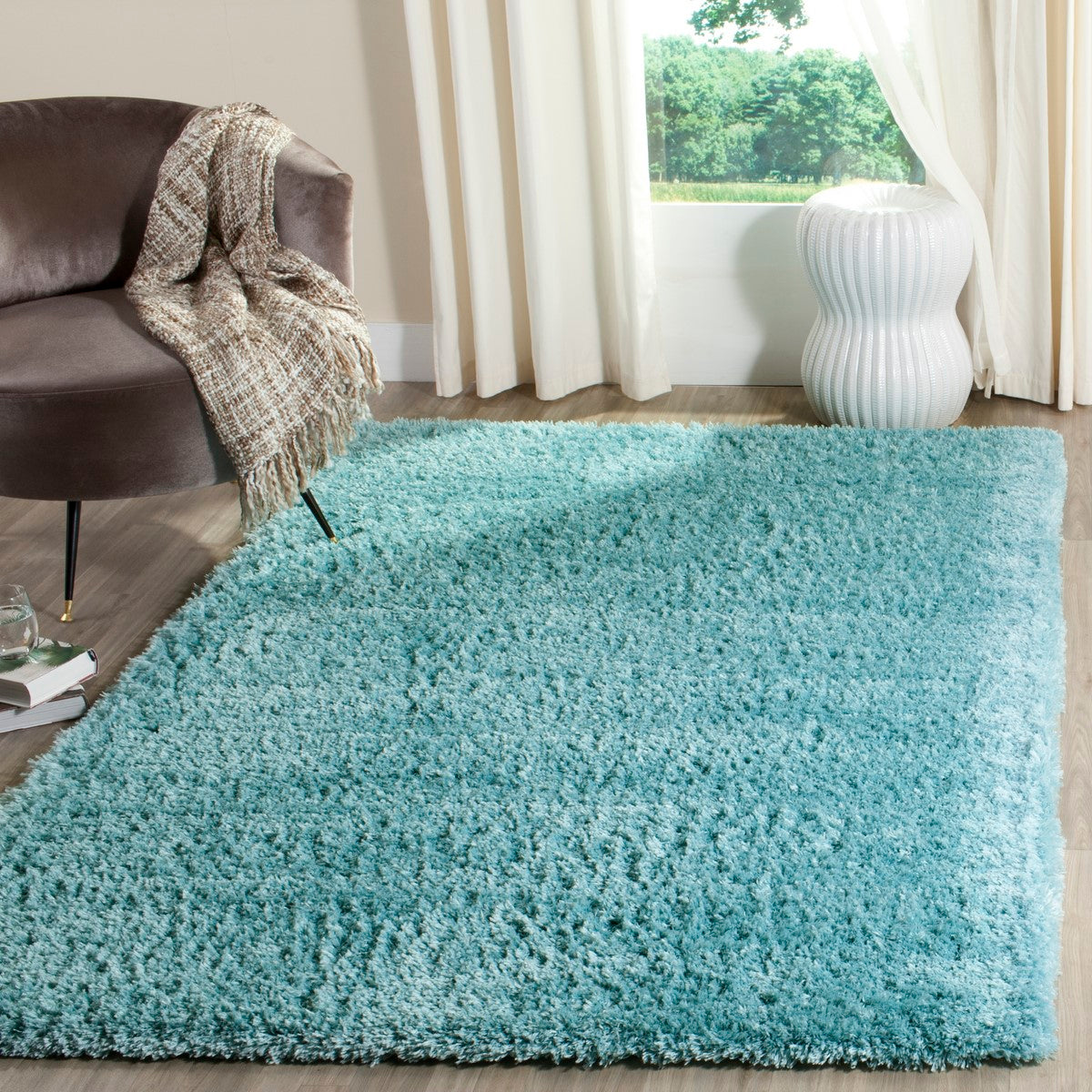 Indie Power Loomed Polyester Rug - 2-Inch Pile for Cozy Style in Any Room