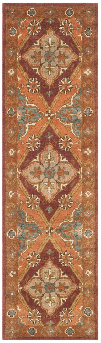 Safavieh Heritage Collection Hand-Tufted Pure Wool Rug - A Luxurious and Long - lasting Decor Piece to Gracefully Enhance Any Living Space