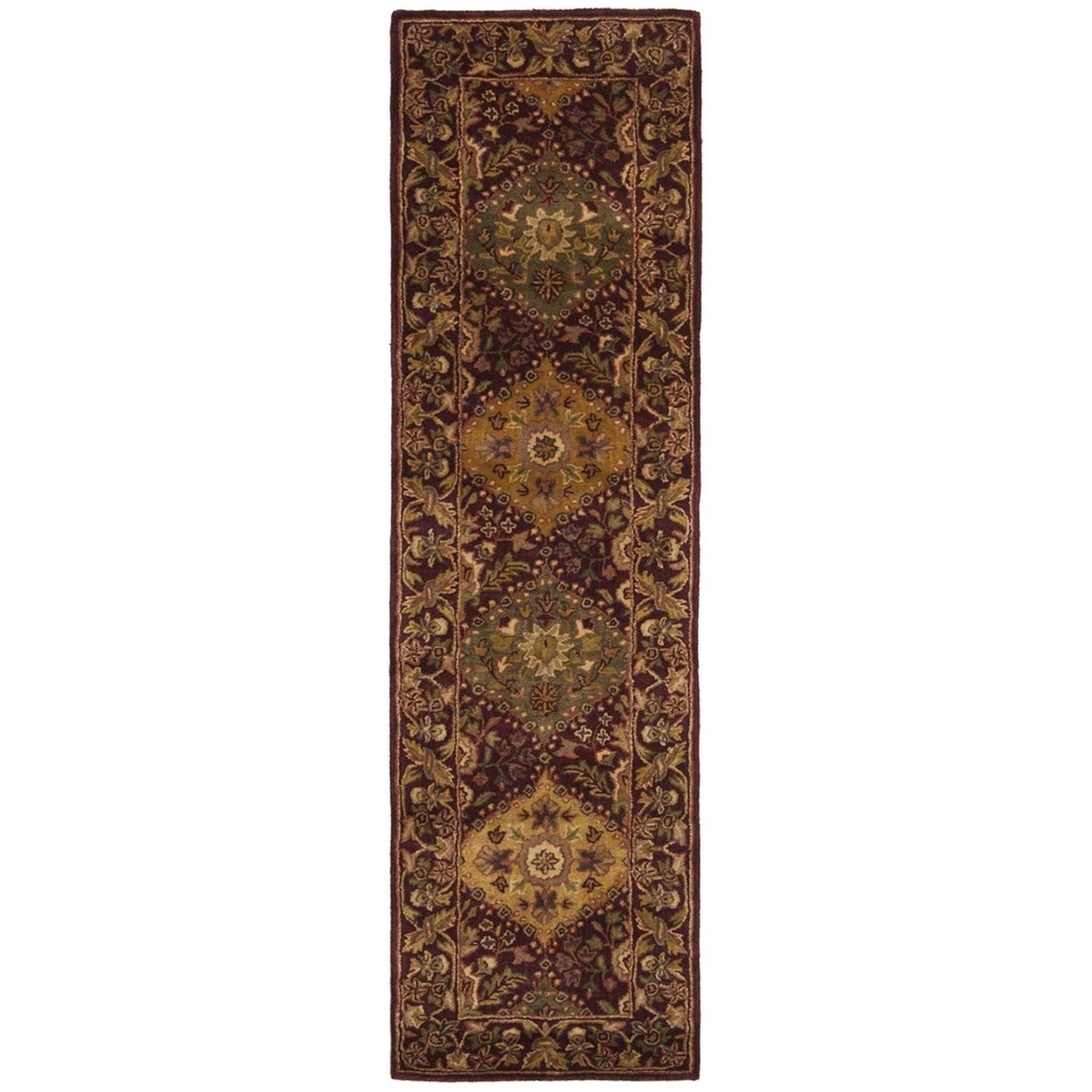 Exquisite Hand-Tufted 100% Wool Rug with Vintage Persian Charm and Lustrous Finish