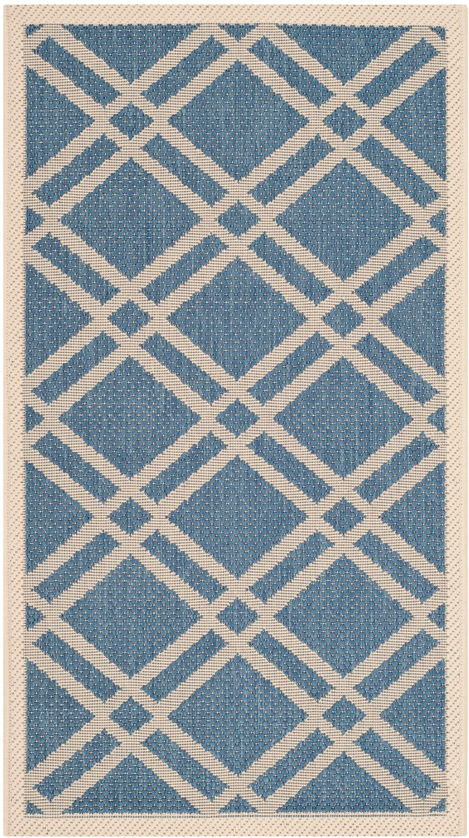 Stylish Courtyard Power Loomed Rug - Durable Polypropylene for Indoor/Outdoor Spaces
