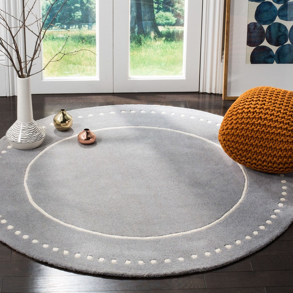 Bella Premium Hand-Tufted Wool Contemporary Area Rug Imported from India - Ideal Luxurious Design for Every Space