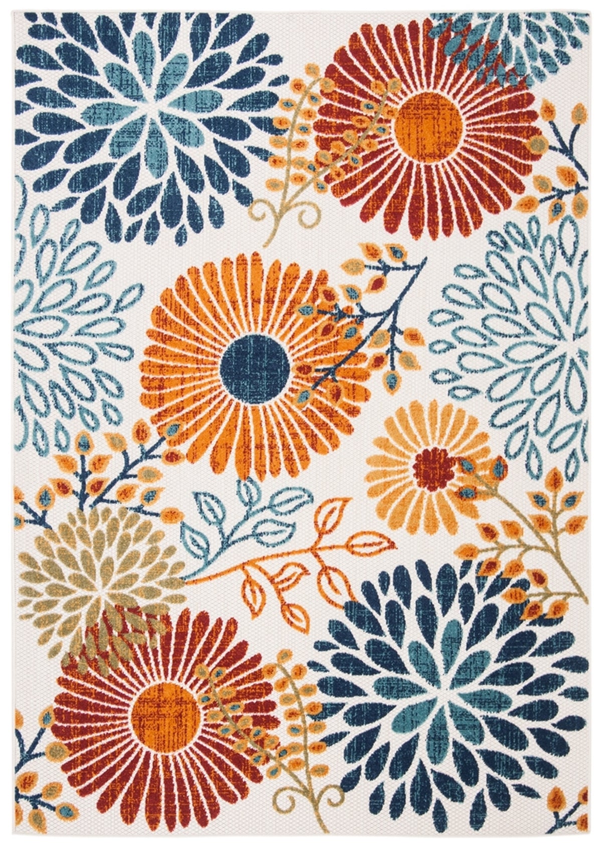 Luxurious and Durable Power Loomed Polypropylene Rectangle Rug for Stylish Homes