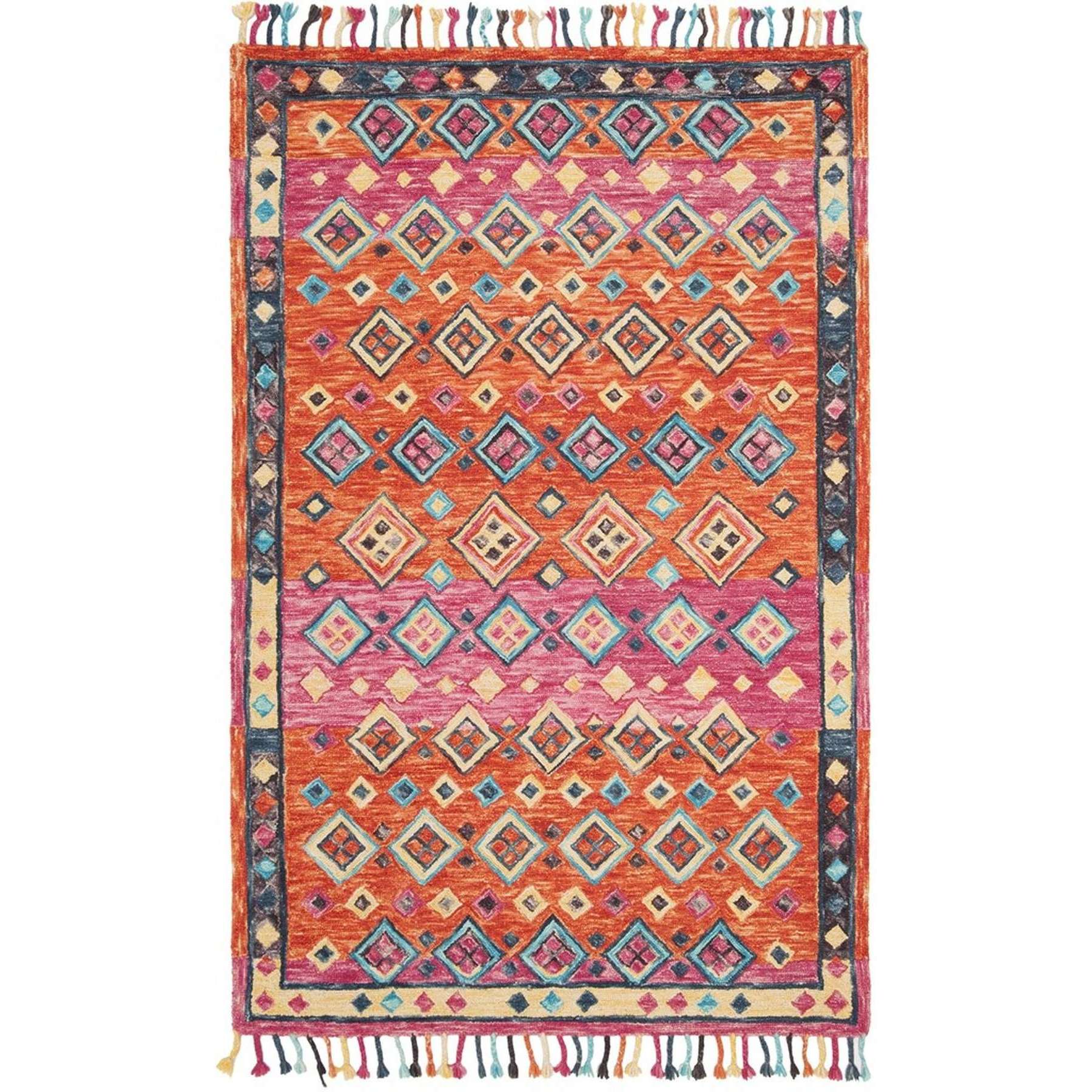 Luxurious Hand-Tufted Wool Rectangle Rug for Elegant Home Comfort
