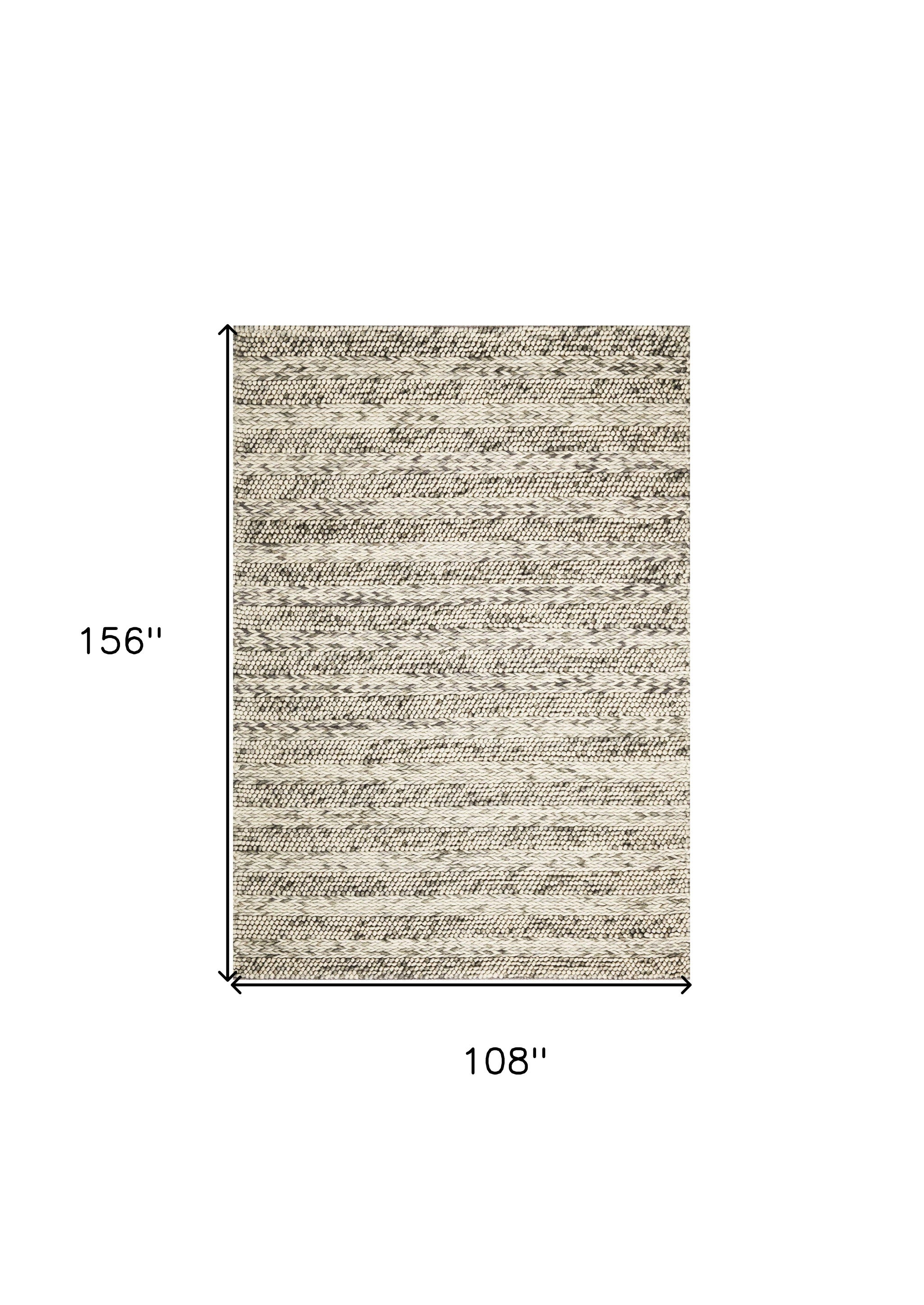 Luxurious Grey Heather Area Rug Crafted from 100% Premium New Zealand Wool for Contemporary Modern Home Decor and Ultimate Comfort