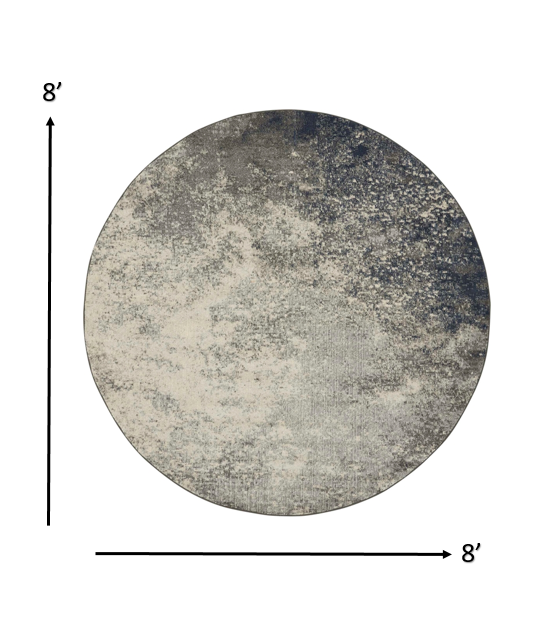 Stylish and Sophisticated Charcoal and Ivory Abstract Power Loom Area Rug for Elevating Your Living Space