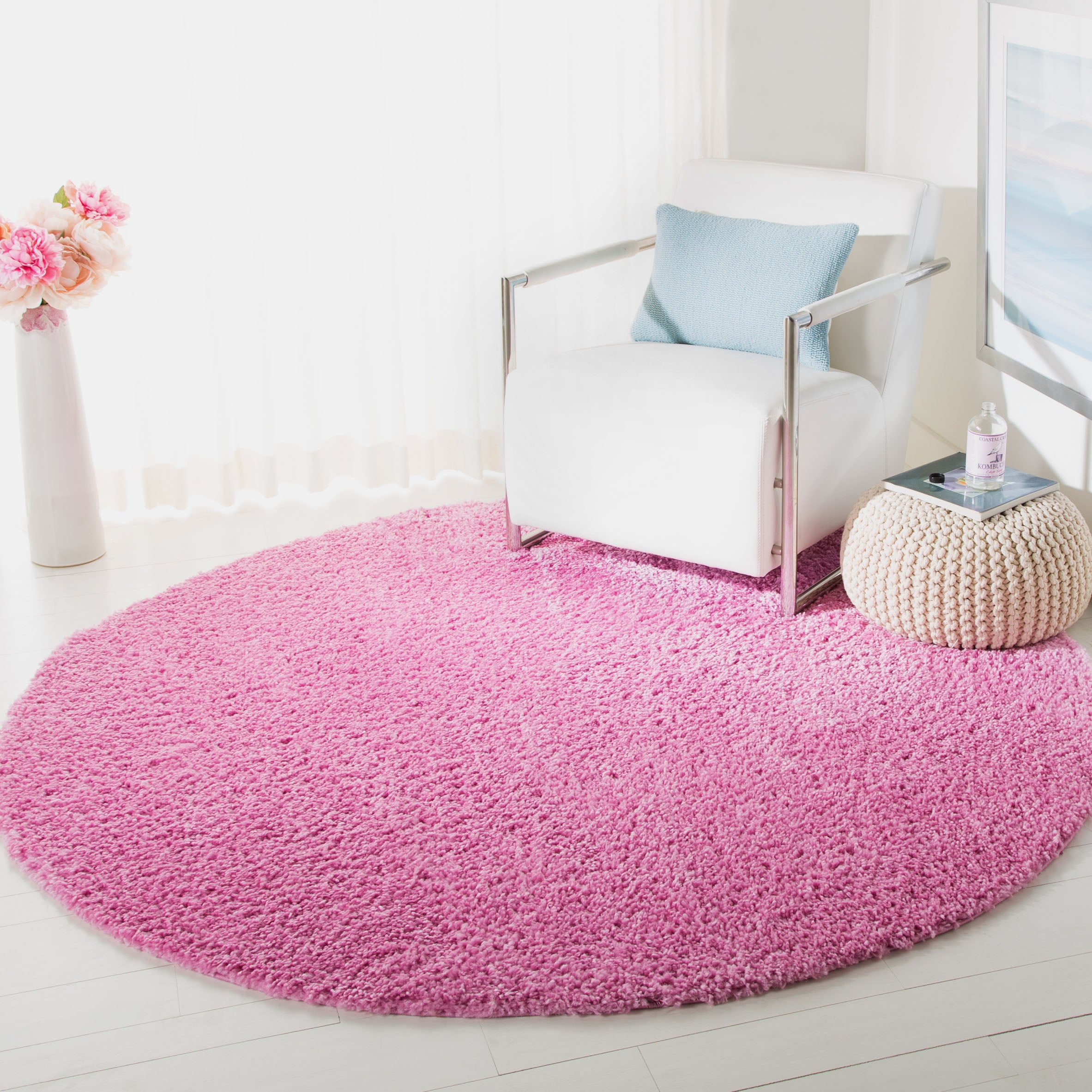 Luxurious August Power Loomed Polypropylene Shag Pile Rug for Cozy Homes