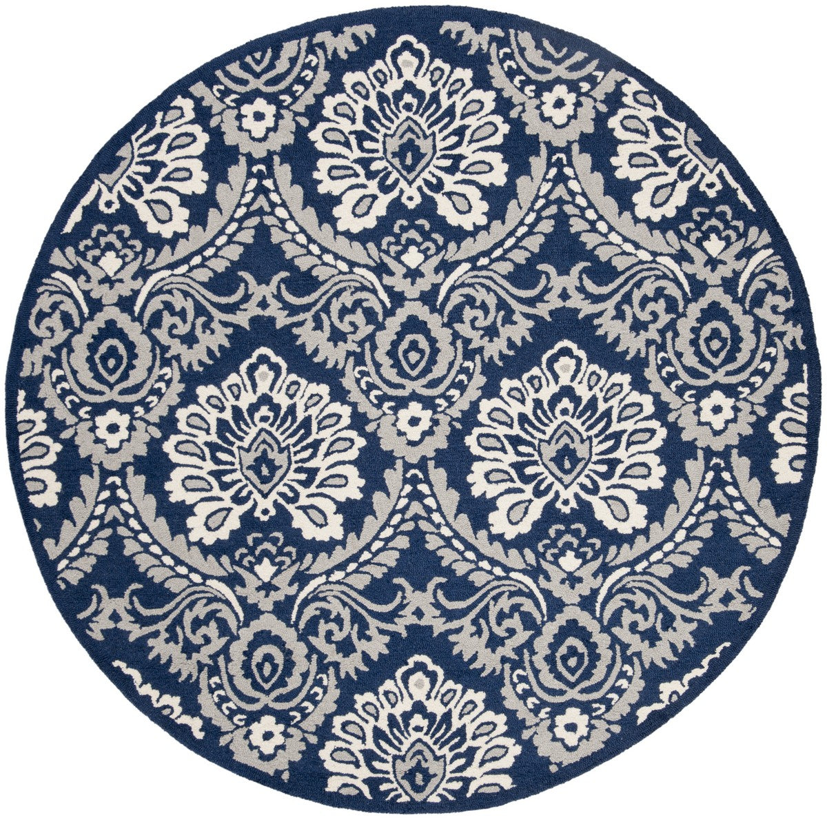 Luxurious Indian Hand - Tufted 100% Wool Pile Rectangle Rug for Home Decor