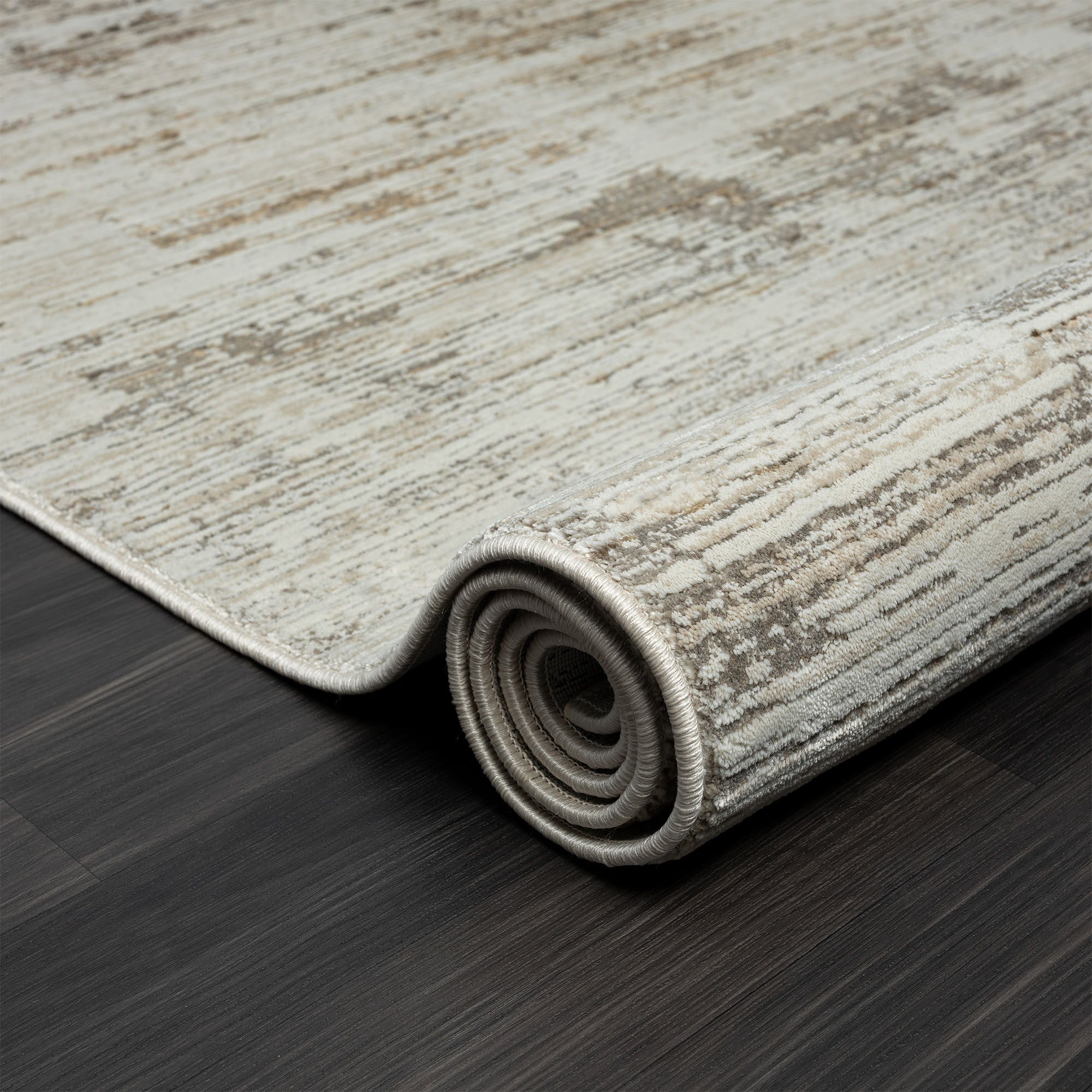 Stylish Gray Abstract Distressed Runner Rug for Cozy Home Decor
