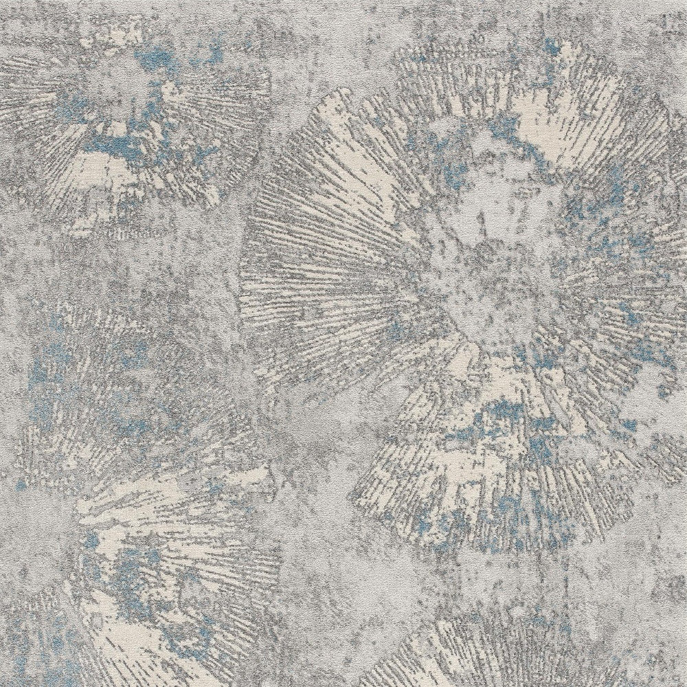 8'x10' Blue Abstract Dhurrie Area Rug - High - Quality, Artistic Design for Your Space