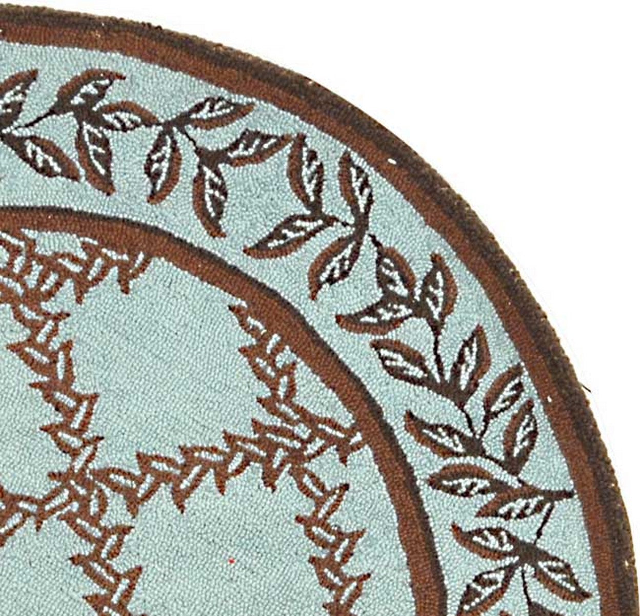 Exquisite Hand-Hooked Chelsea Rug: 100% Pure Wool Pile, Durable Cotton Backing, Timeless Designs