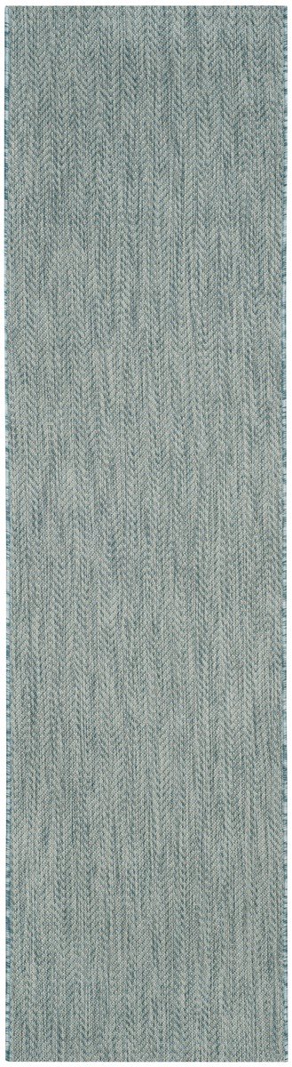 Stylish All-Weather Chevron Power Loomed Rug for Outdoor Living Spaces