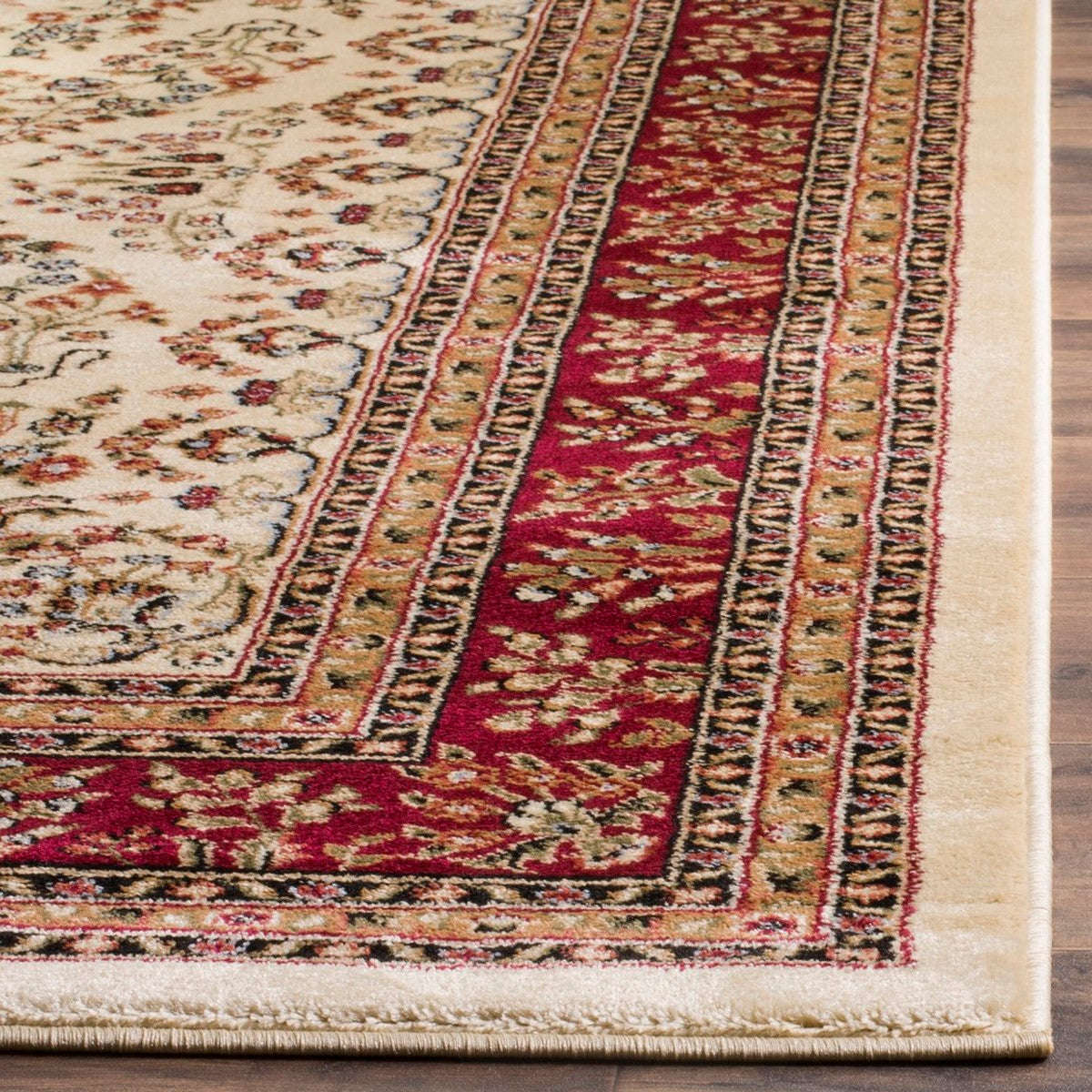 Lnh331 Stylish Power Loomed Polypropylene Pile Floor Rug with Exquisite Turkish Design for All Home Decor Requirements