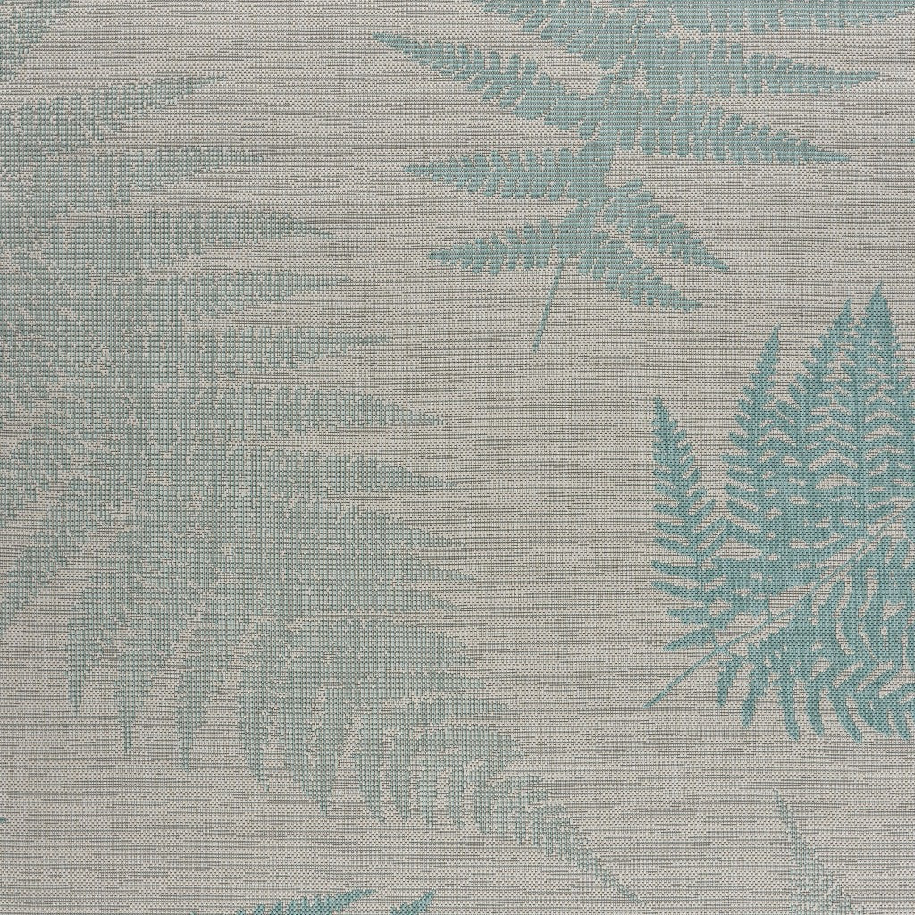 Durable and Stylish Gray Leaves Outdoor Rugs for Indoor & Outdoor Decor