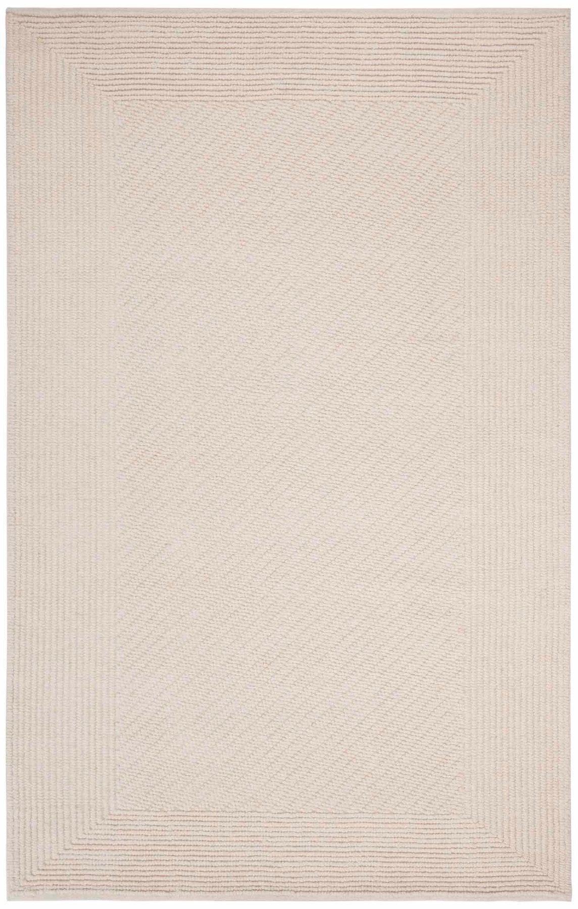 Exquisite Hand-Woven Rectangle Rug: 80% Wool & 20% Cotton, Artisan-Made in India