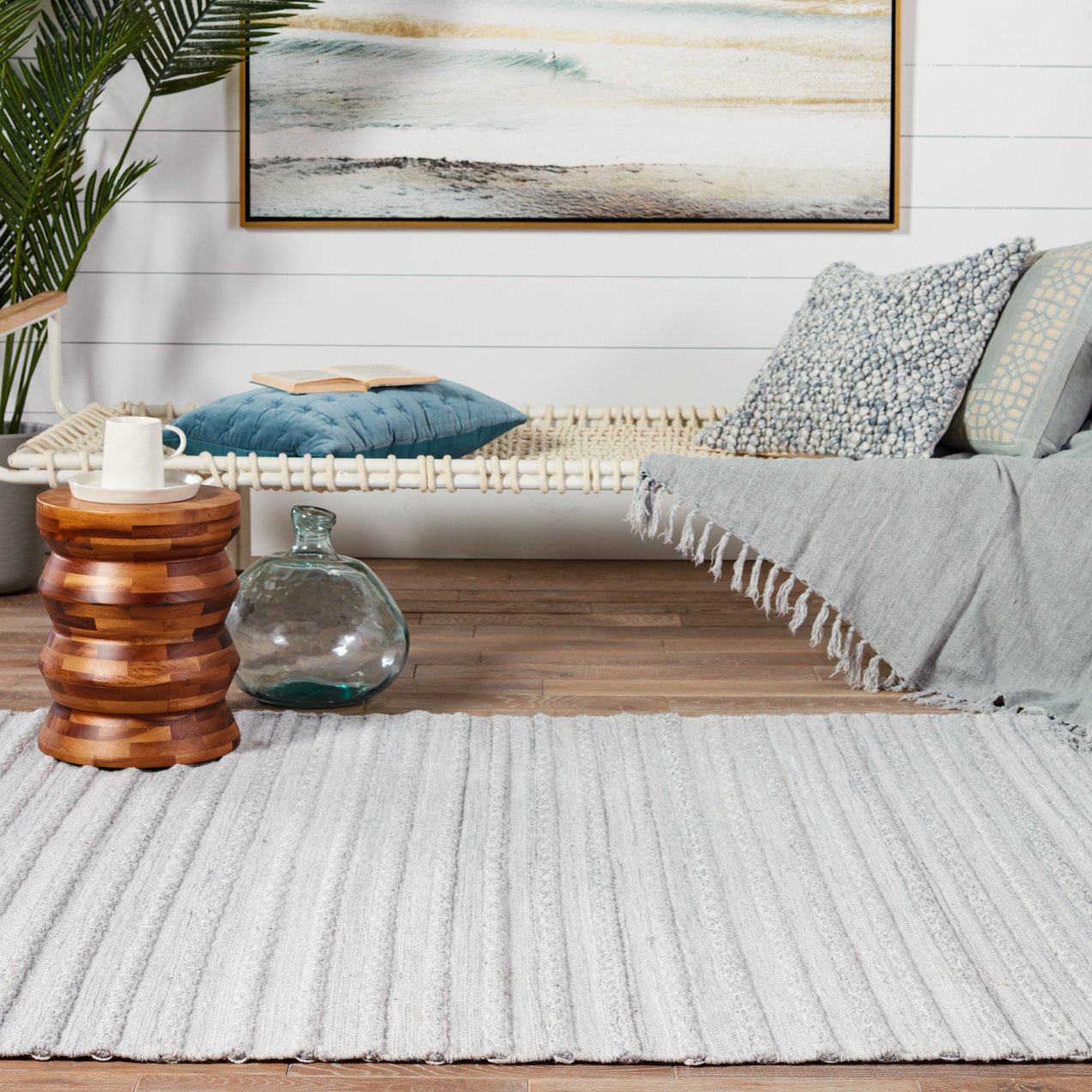 Castillo Torre CSL01 Exquisitely Handwoven and Handmade 100% Polyethylene Terephthalate (PET) Yarn Solid Outdoor Area Rug for Indoor and Outdoor Use