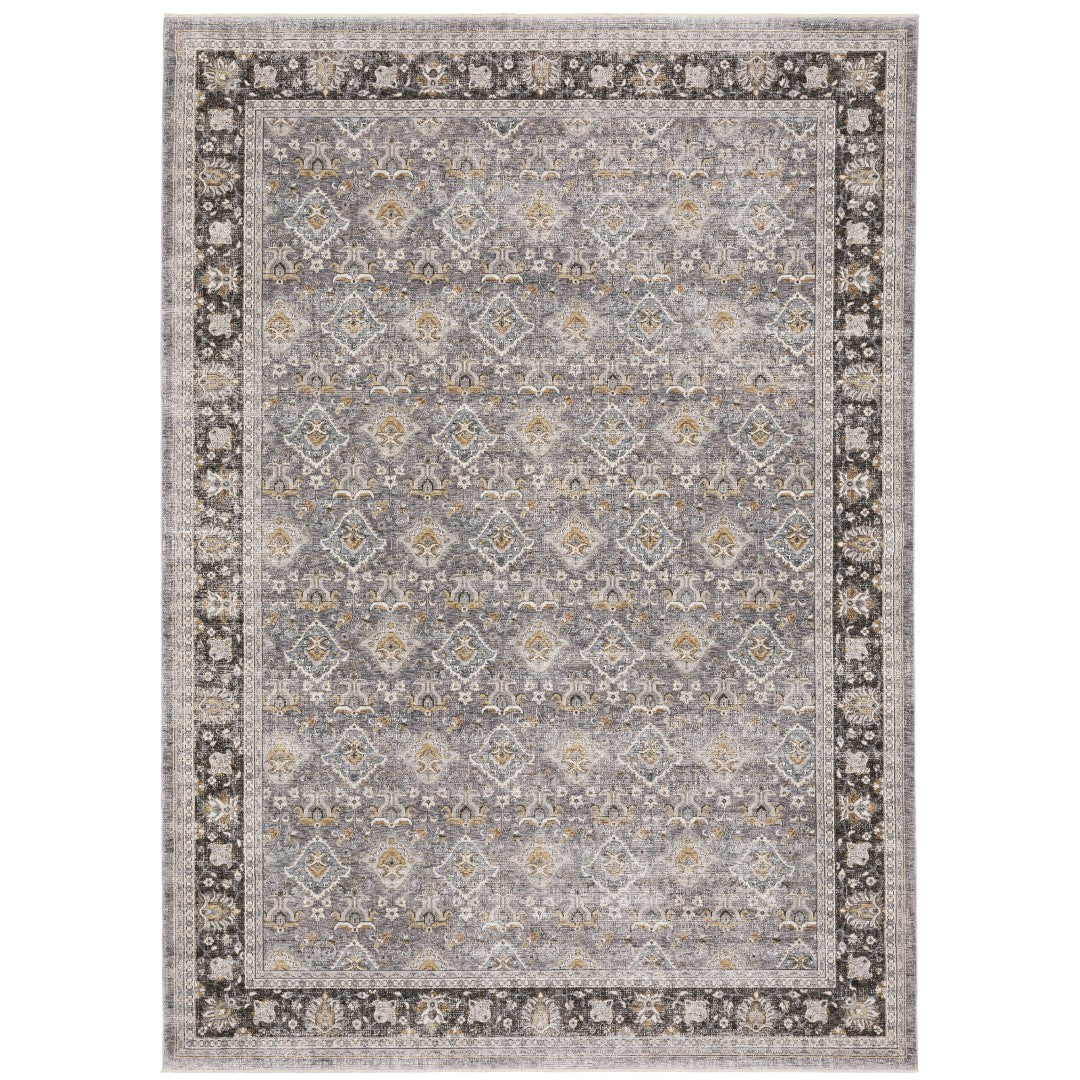 Maharaja Indoor Area Rug with an Elegant Power - Loomed Traditional Oriental Design and Fringed Edge