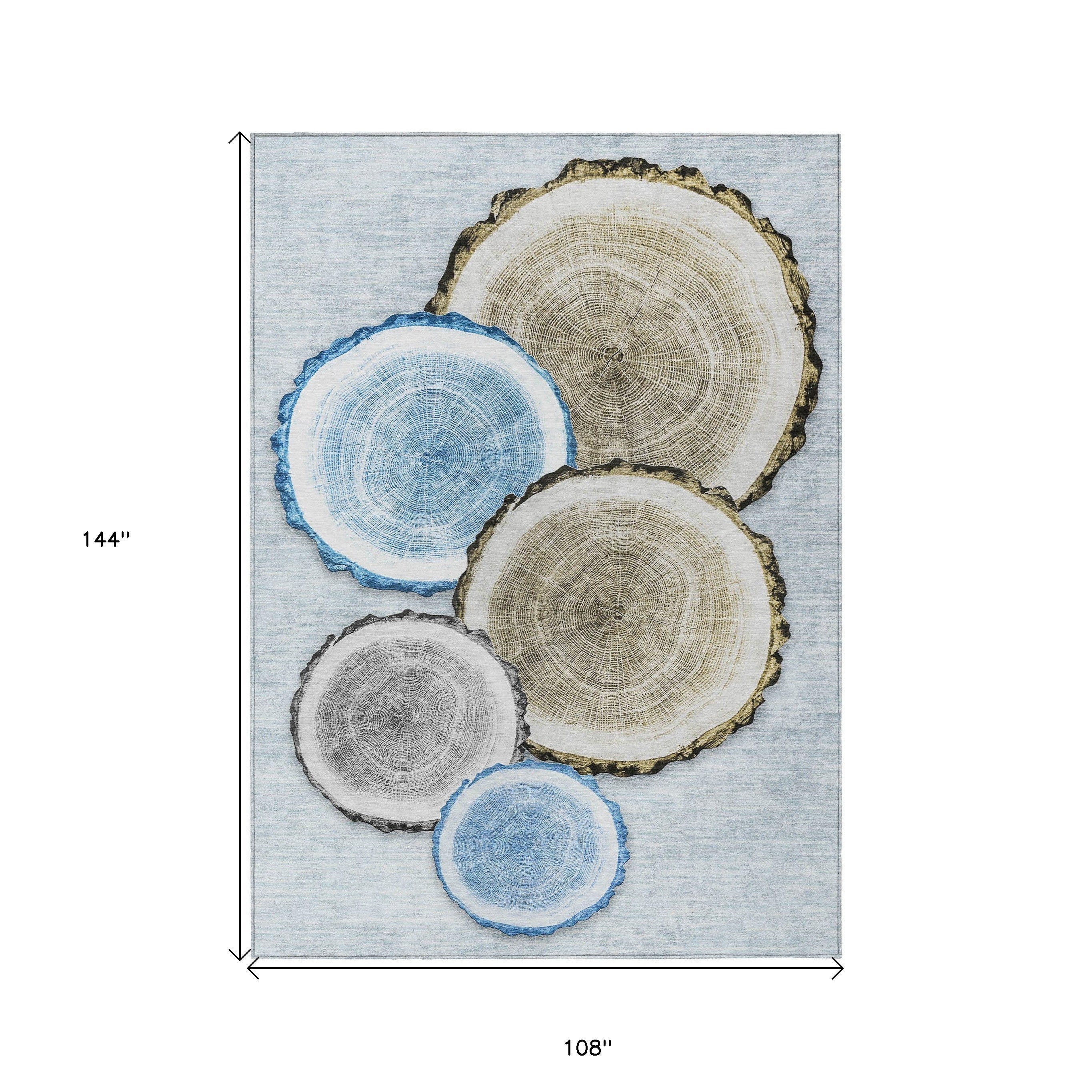 Stylish and Washable Faux Wood Design Outdoor and Indoor Runner Rug with Stain Resistance and Non-Skid Feature