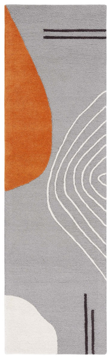 Luxurious Hand - Tufted Wool Cotton Contemporary Rug for Modern Rodeo - Style Homes
