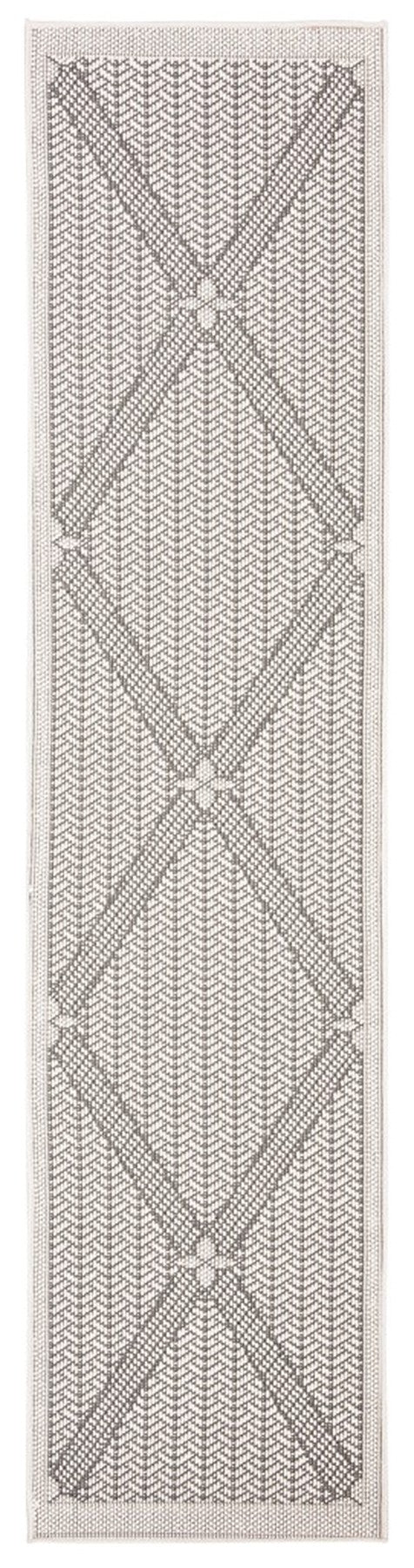 Stylish Indoor/Outdoor Decor - Bermuda 811 Geometric Pattern Flat - Woven Polypropylene Floor Rug Suitable for Any Space