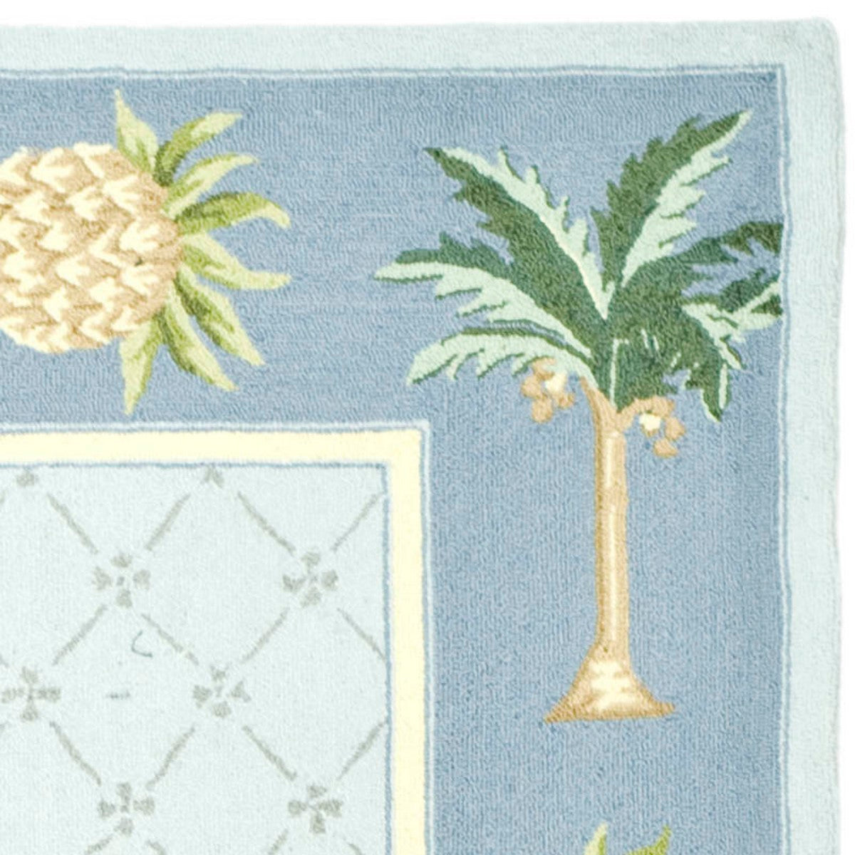 Luxurious Hand-Hooked Chelsea Rug in Timeless American & European Designs, 100% Pure Virgin Wool