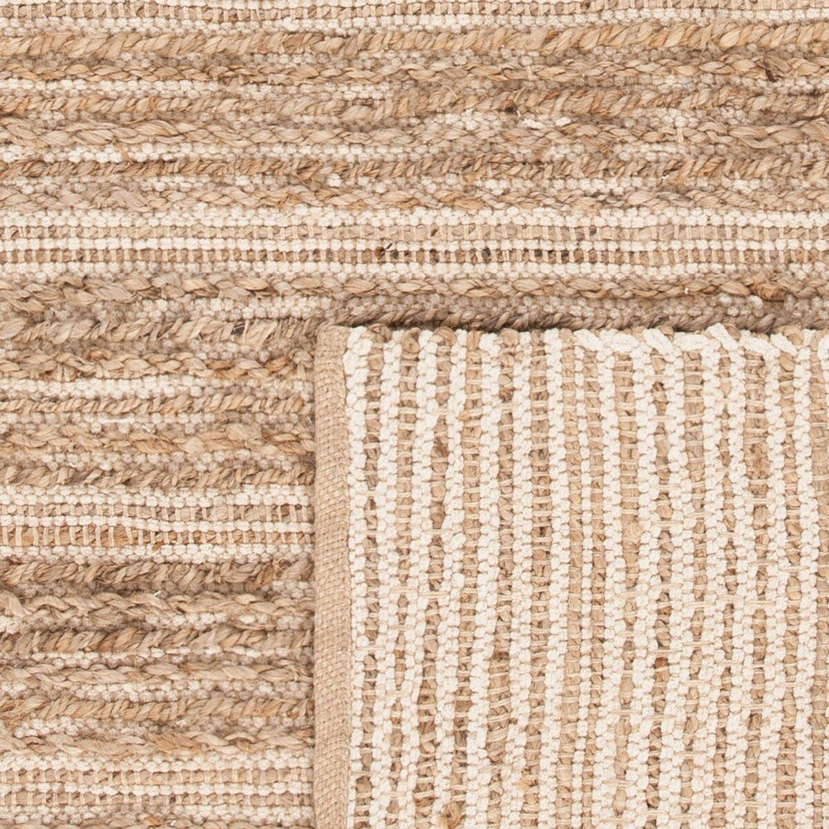 Eco-Friendly and Stylish Hand-Woven Cape Cod Jute and Cotton Area Rug for Your Home Decor