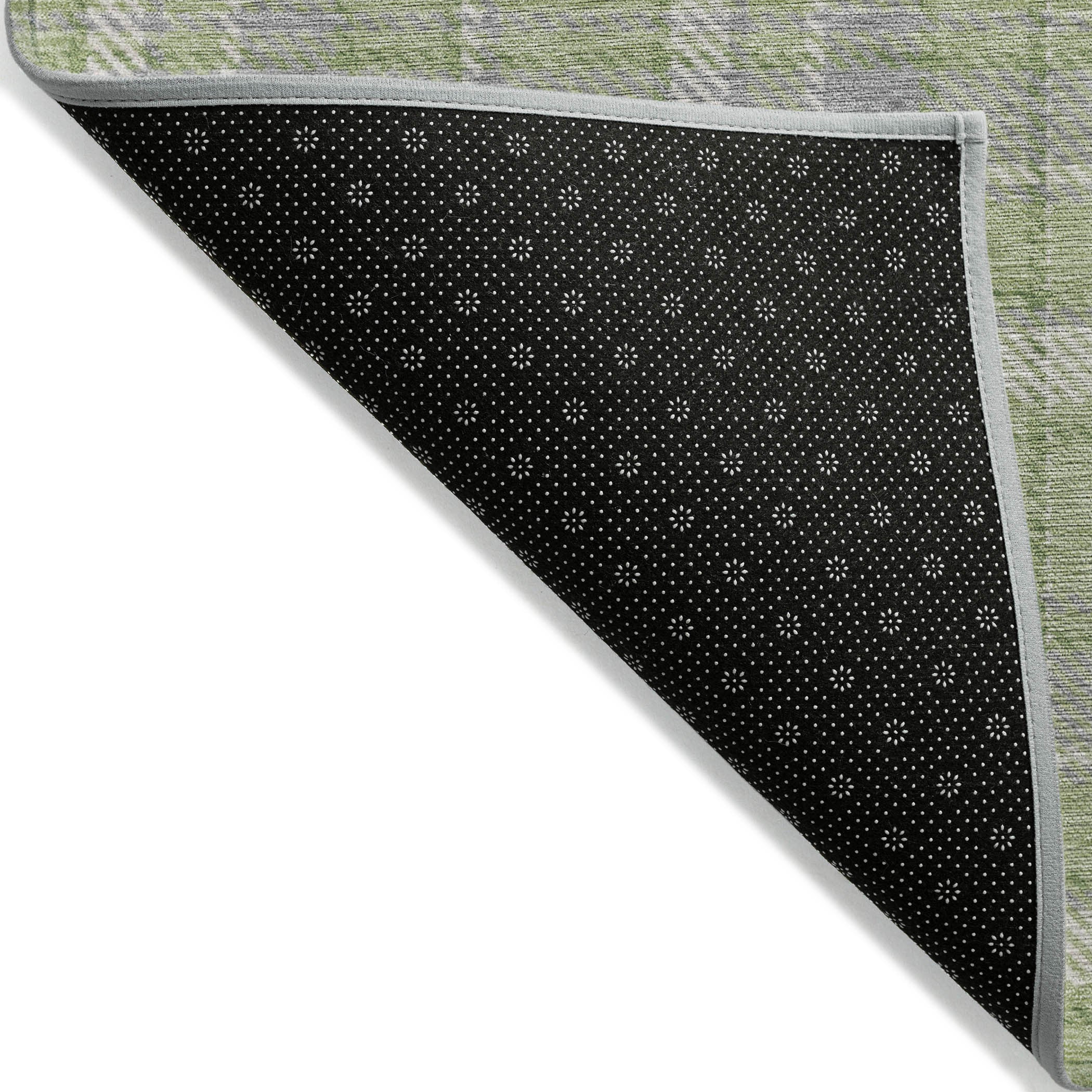 Indoor/Outdoor Stain-Resistant Non-Skid Washable Plaid Runner Rug for Pets