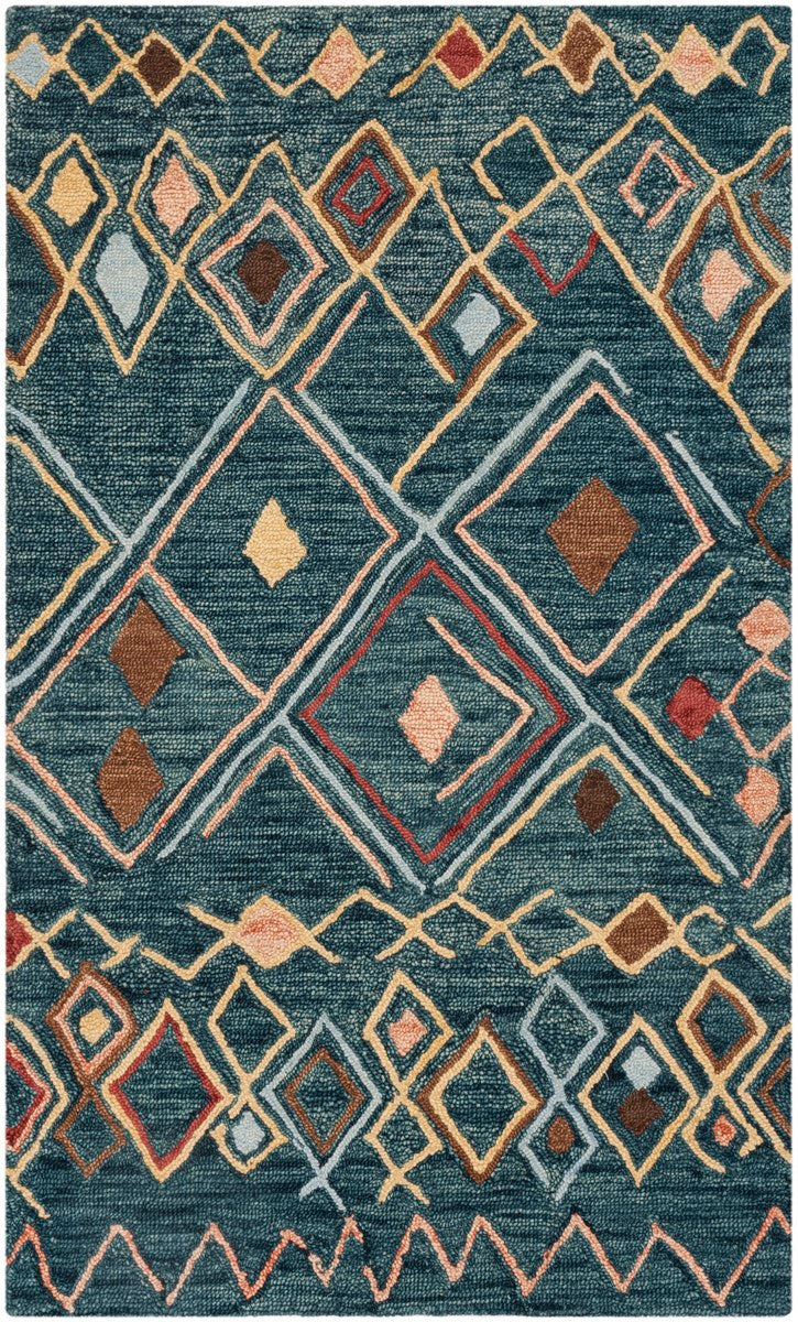 Luxurious Hand - Hooked Suzani Wool Rug for Stunning Home Decor