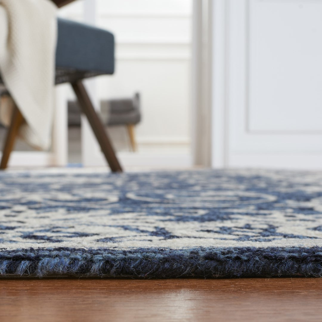 Exquisite Hand Tufted Wool Area Rug with Elegant and Durable Design from India for Any Room Decor