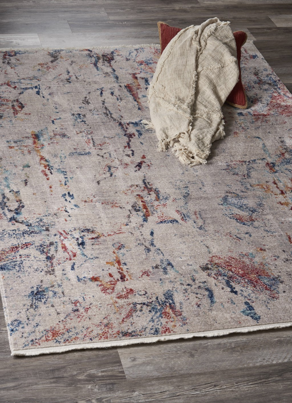 Exquisite Orange and Ivory Medallion Wool-Cotton Area Rug: A Timeless and Comfortable Decorative Piece for Modern Living Spaces