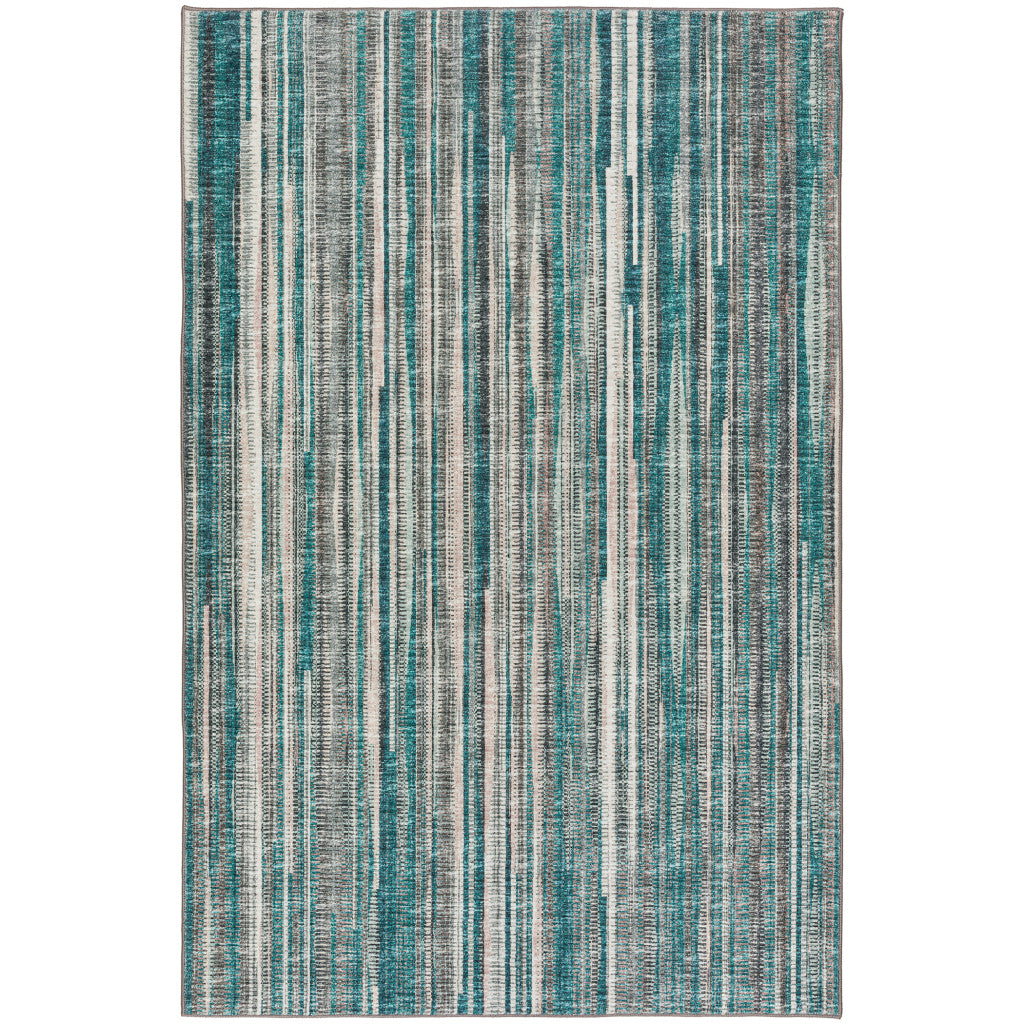 Stylish Handmade Blue Ombre Tufted Area Rug - Ideal 3' x 5' Accent Piece for Living Spaces and Floors