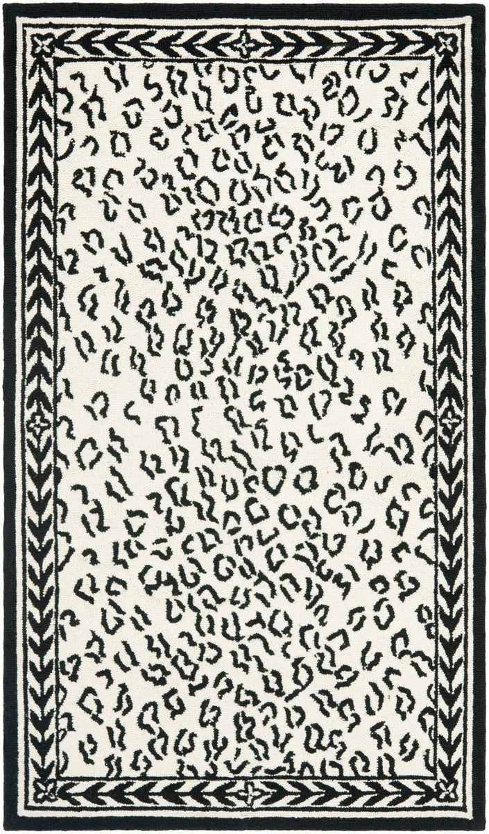 Luxurious Hand-Hooked Chelsea Rug: 100% Virgin Wool Pile on Durable Cotton Backing