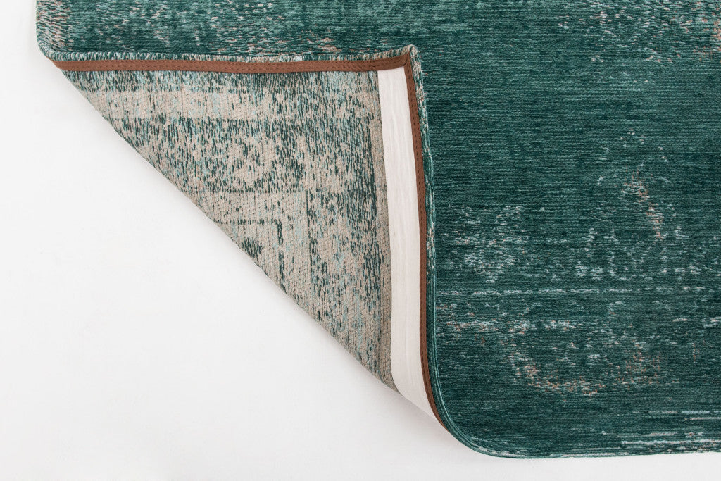 Stylish 3' x 5' Gray-Green Medallion Non-Slip Area Rug for Cozy Home Decor
