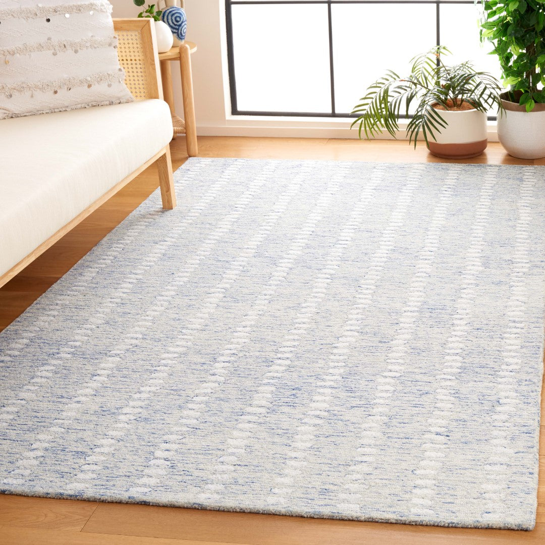 Luxurious Modern Hand-Tufted Abstract Rug in Wool Blend for Stylish Home Comfort