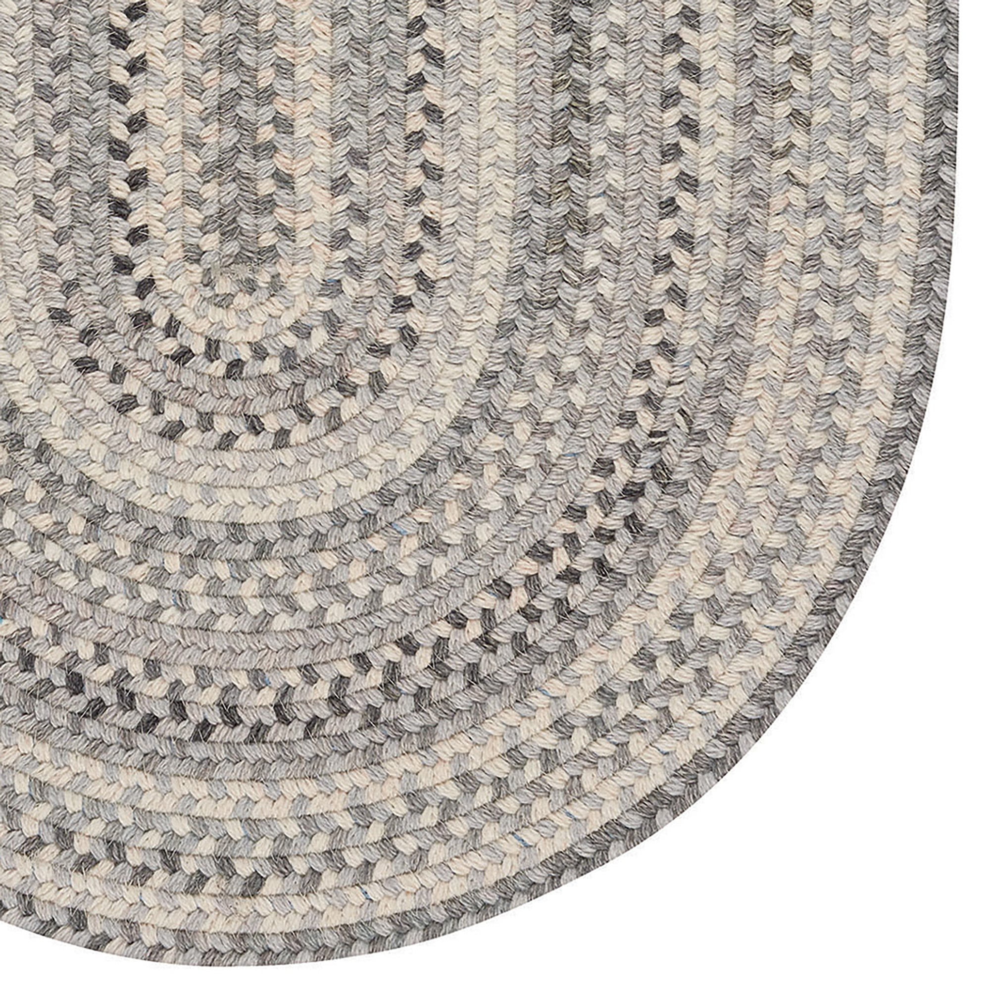 Tooele Luxury Wool Blend Braided Rug - Featuring a Peaceful Design for Creating a Serene Home Ambiance
