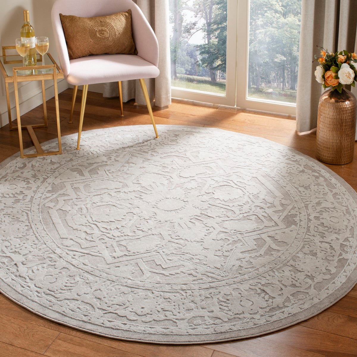 Luxurious and Stylish Power Loomed Reflection RFT665 Area Rug for Exquisite Home Décor - Durable and Elegant