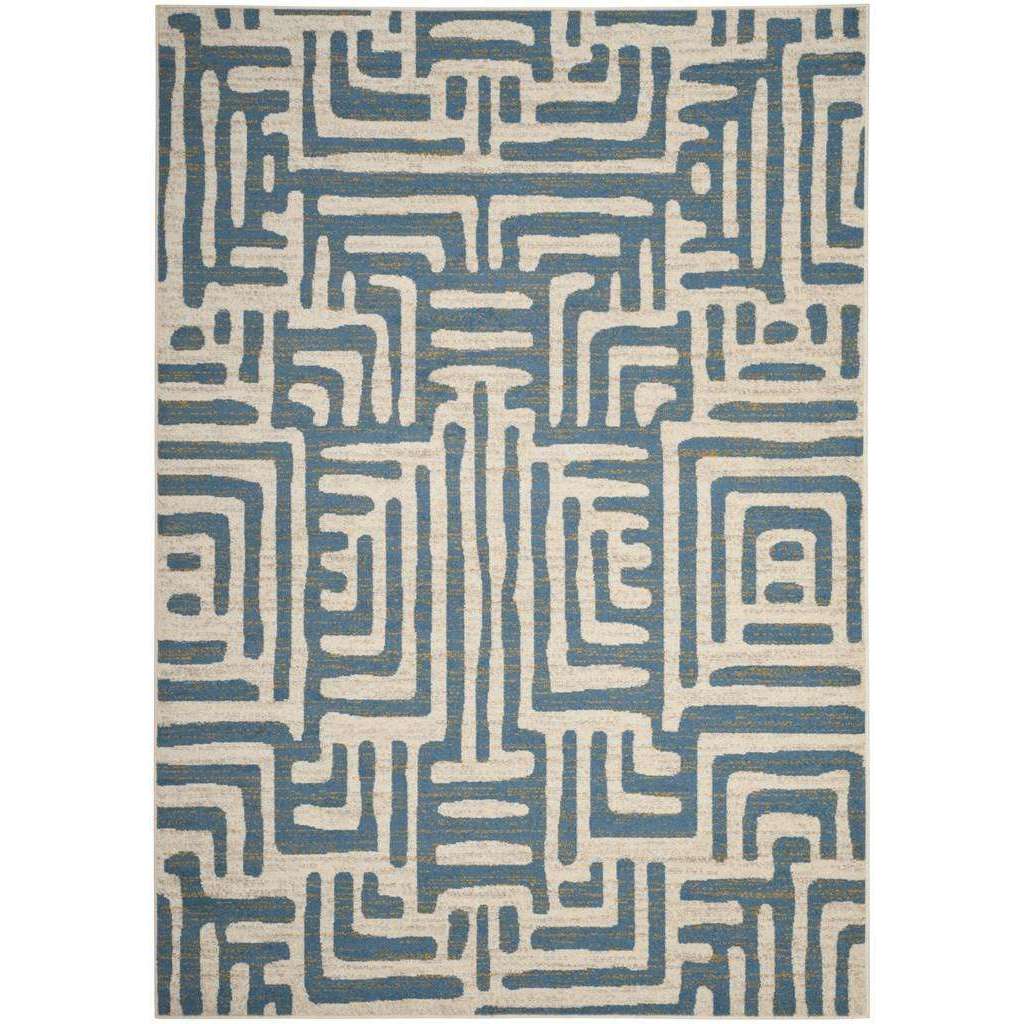 Safavieh Amsterdam AMS106 Luxury Power - Loomed Polypropylene Pile Rug for Elegant Home Decorative Design