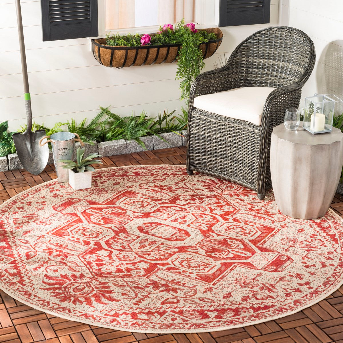 Stylish Polypropylene Power Loomed Beach Area Rug for Comfortable Home Decor