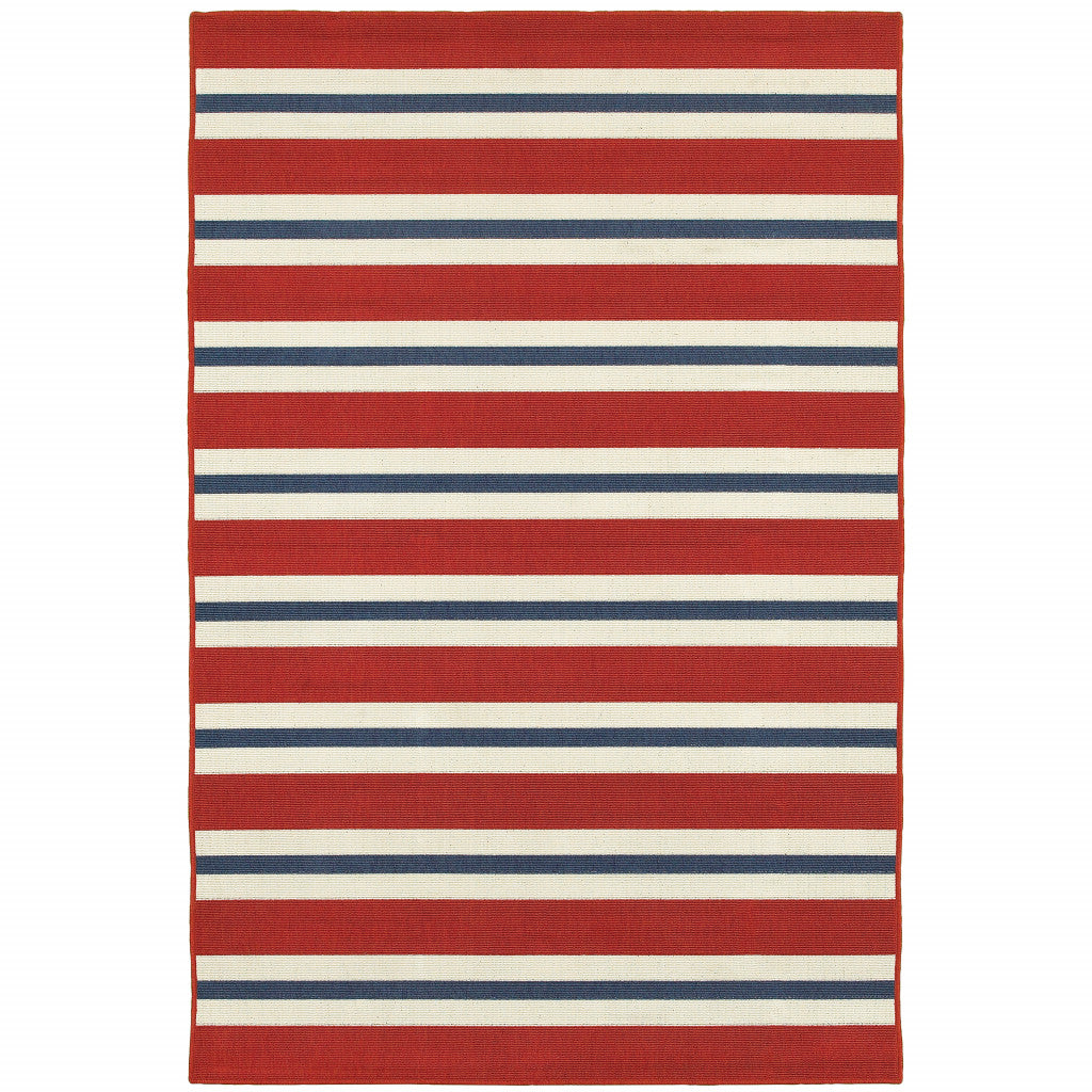 Stylish Geometric Indoor-Outdoor Area Rug with Stain Resistance, Ideal for Family Homes with Kids and Pets
