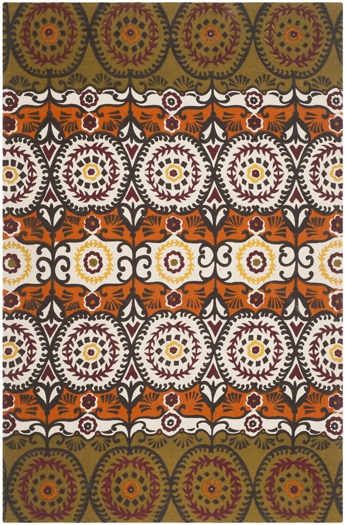 Exquisite Indian Hand - Loomed Cotton Pile Rectangle Rug for Elegant Spaces