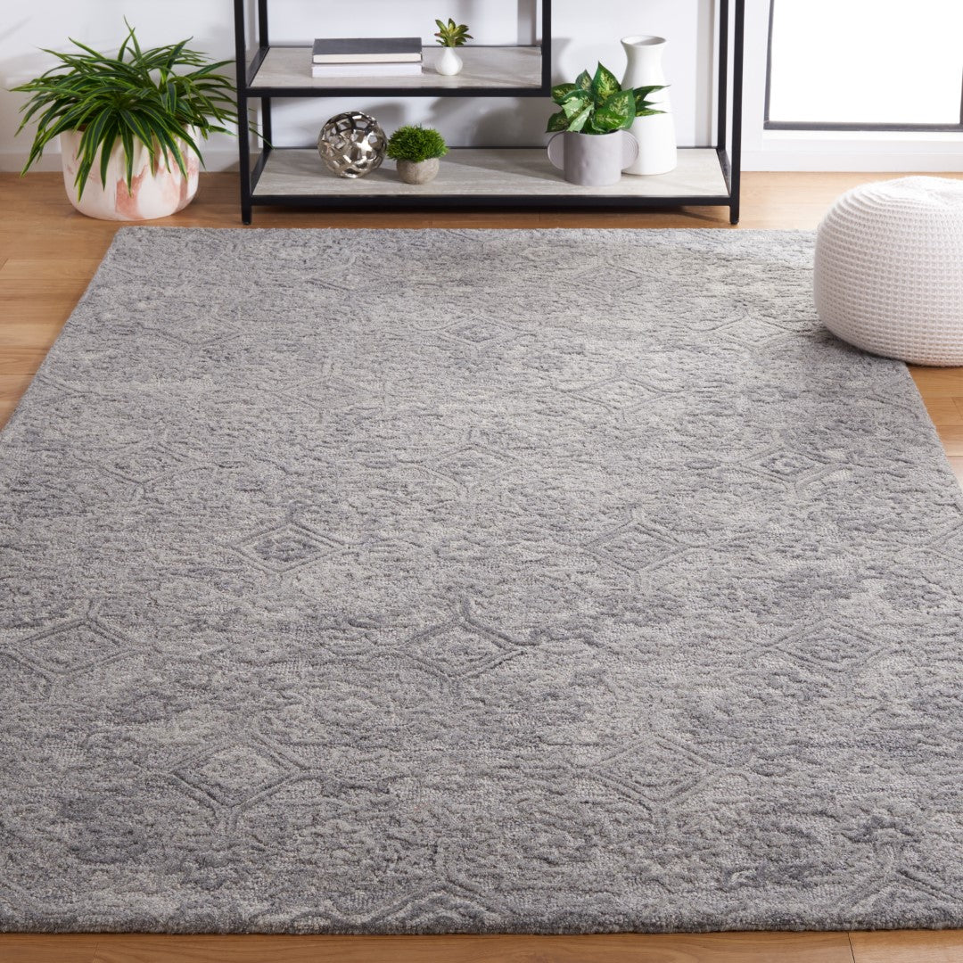 Luxurious Metro Hand-Tufted Area Rug for Living Space Décor, Composed of 80% Wool and 20% Cotton