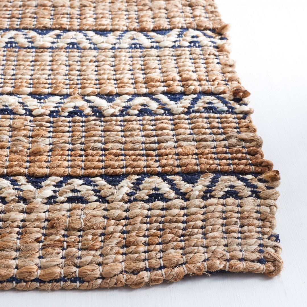 Eco-Friendly Flat Weave Rug Made of Jute and Cotton for Stylish Homes