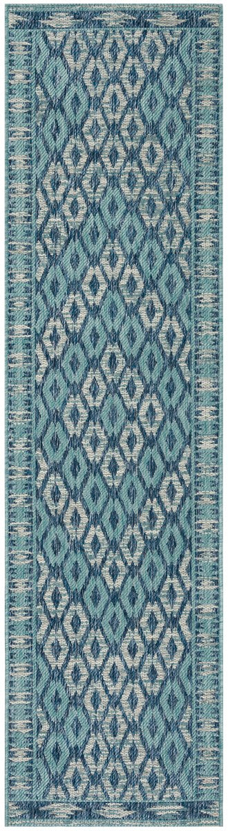 High - Quality Courtyard Indoor and Outdoor Decorative Rug with Stunning Moroccan Mosaic Pattern, Durable Power - Loomed and Effortless - Care Elegance